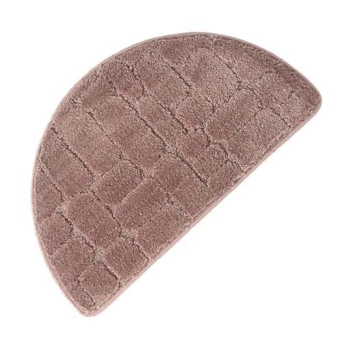 Roleader Felpudo de Fibra Superfina para Cocina y Baño Semicircular Absorbente de Agua Alfombrilla Práctica y Fácil de Limpiar para Uso en Habitación