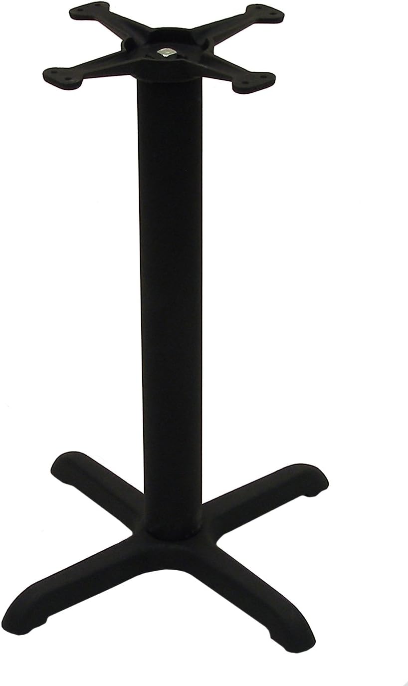 ATC B-Series Black Indoor Cast Iron Table Base with 13" Spyder, 22" L x 22" W x 28" H