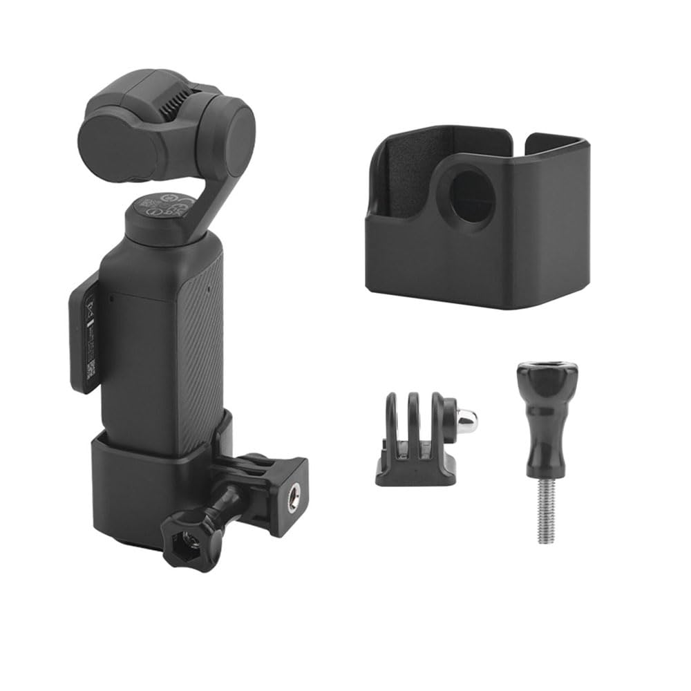 EUGOOCXExpansion Adapter for DJI OSMO POCKET 3, Camera Protective Frame use with Backpack Clips Neck Brackets Headbands Accessories (Adapter Frame Set)