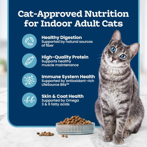 Blue Buffalo Tastefuls Chicken Adult Sensitive Stomach Dry Cat Food, 15 lb