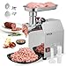 VEVOR Hachoir à viande électrique, capacité de 2,04 kg/min, poussoir à saucisses industriel de comptoir avec lame, plaque de broyage, hachoir commercial en acier inoxydable pour cuisine et restaurant