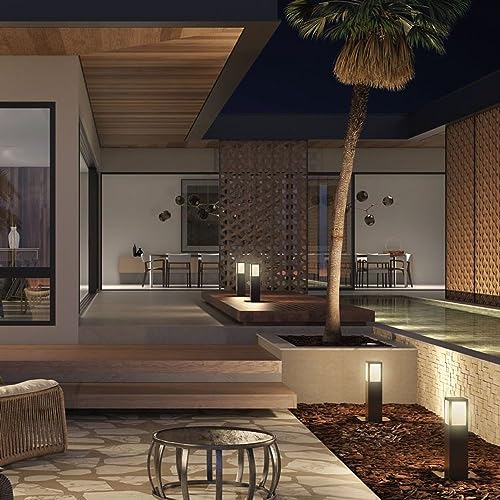 Poste Balizador Germany Garten 50cm E27 Bivolt Preto Fosco