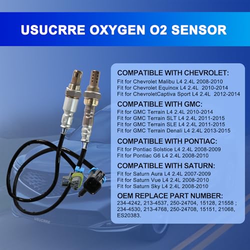 Sensor de oxígeno O2 automotive 2 piezas Usucrre miniatura 2