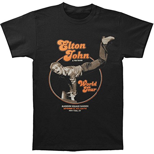 T-shirt Elton John Piano Handstand noir XL idéal pour les concerts