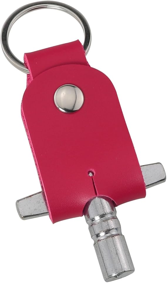 DGBRSM Red TShaped Drum Tuning Key Drum Keychain Drum