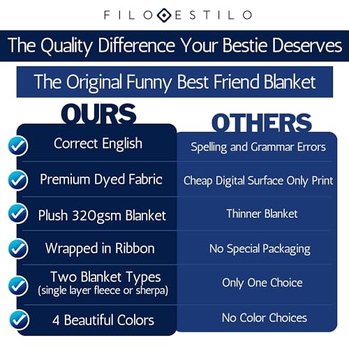 FILO-ESTILO-Best-Friend-Christmas-Birthday-Gifts-for-Women-Funny-Best-Friend-Blanket-Bestie-Gifts-BFF-Gifts-Friendship-Gifts-for-Women-Throw-Blanket-60x50-Inches-Fleece-Blue