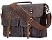 emissary Messenger Bag |15.6'' Laptop Bag | Waterproof Waxed, Grey, Size 15.6