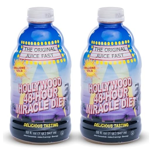 Hollywood 48-Hour Miracle Diet Bottles, 32 Fl. Oz (Pack of 2)