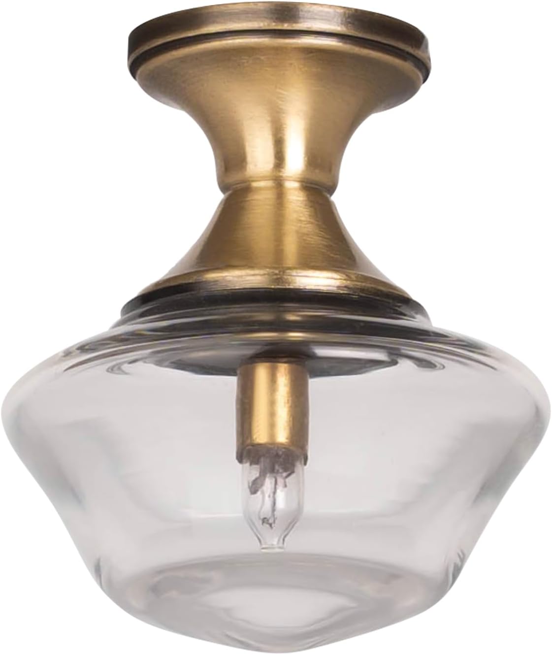 Waldosia 1:12 Scale Miniature 12V Wired Schoolhouse Ceiling Lamp – Dollhouse Vintage Light Fixture
