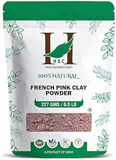H&C Kaolin Clay Powder - 227 Grams | For Acne, Blackheads Skin Face Mask