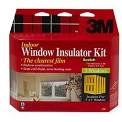 3M 2141W-6 Interior Shrink Film Window Kit