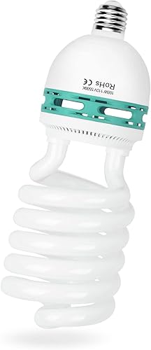 Miniatura 9 de EMART Bombilla de espectro completo, 105 W CFL 5500 K, bombilla de video de luz diurna para kit de iluminación Softbox, lámpara de repuesto para