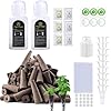 Pods kit for aerogarden and dryades hydroponics growing system grow anything kit for indoor garden with 800ml plant nutrients 36 grow sponges 9 grow baskets1 set of brackets  urban country home decor