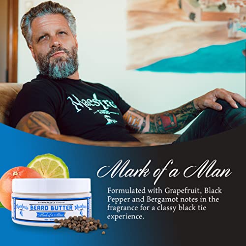 Maestro's Classic Beard Butter | Anti-Itch, Extra Soothing, Hydrating Beard Creme For All Beard Types & Lengths- Mark Of A Man Blend, 2 Ounce #TOP1