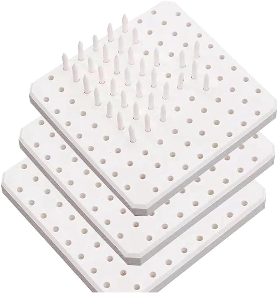 Kiln Stilts Support Nails Pottery Firing Mat High Temperatures Kiln Tools Clay Parts Accessories (3 Pack)