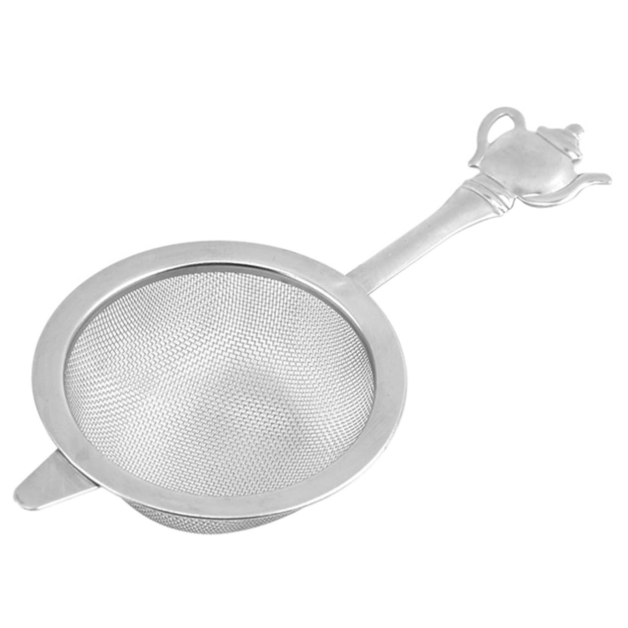Filtre à Thé en Acier Inoxydable 304 Résistant à Haute Température Poignée Passoire à Thé Fine Maille pour Maison et Bureau Inox Solide