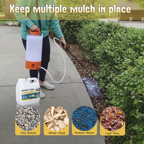 image for Bondtech Mulch Glue 64 oz, Concentrate Gravel Glue, Transparent Gravel