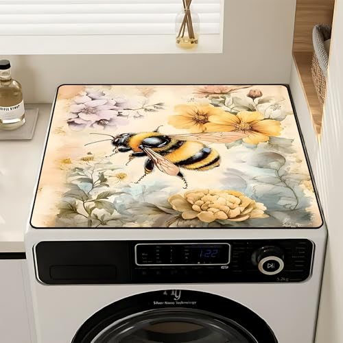 Image of Washer and Dryer Topper for Top,23.6 inch x 19.7 inch Washer Dryer Countertop Mat, Waterproof & Anti-Slip Dryer Top Protector Mat