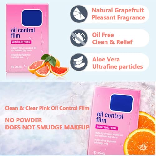 Image of 3 Packs Oil Blotting Sheets for Face (150 Sheets) - Oil Absorbing Blotting Papers for Oily Skin, Makeup-Friendly & Portable Oil Wipes