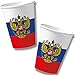 Produktbild 10 Becher * RUSSLAND * für Mottoparty, Länderparty und Geburtstag von DH-Konzept // Russia Pappbecher Partybecher Kinder Geburtstag Party Set