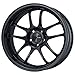 Enkei 489-795-6522BK PF01EVO Racing Wheel 17x9.5 +22 5x114.3 Black Paint