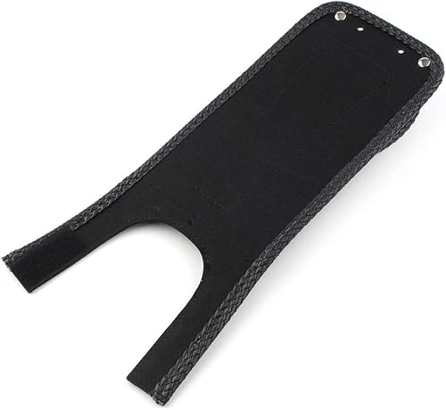 Miniatura 6 de Zhisheng - Funda para tanque de combustible para motocicleta, color negro, cubierta de babero para tanque de gasolina de motocicleta, brasier con