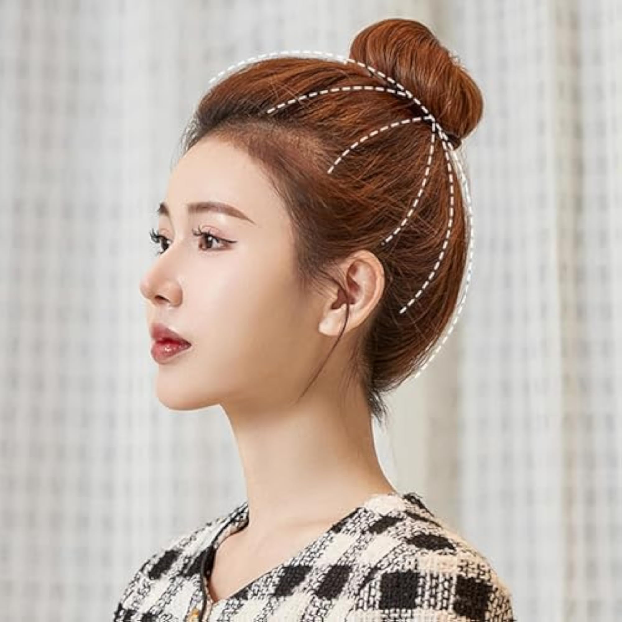 Puff Hair Head Cushion Headwear for Styling