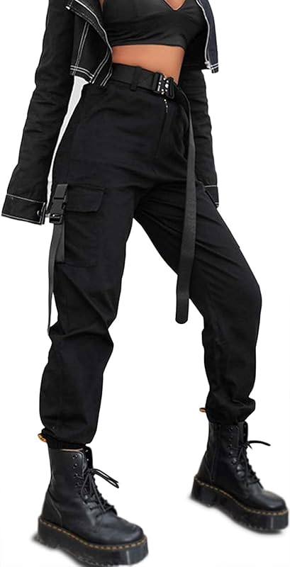 BEJONS Women’s Relaxed Fit All Day High Waist Cargo Pants
