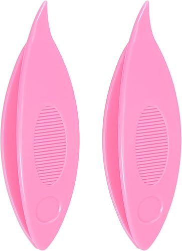 HARFINGTON 2 lanzaderas de tatuaje de 2.480 x 0.669 x 0.394 in, coloridas lanzaderas de plástico para hacer encajes, herramientas de manualidades,