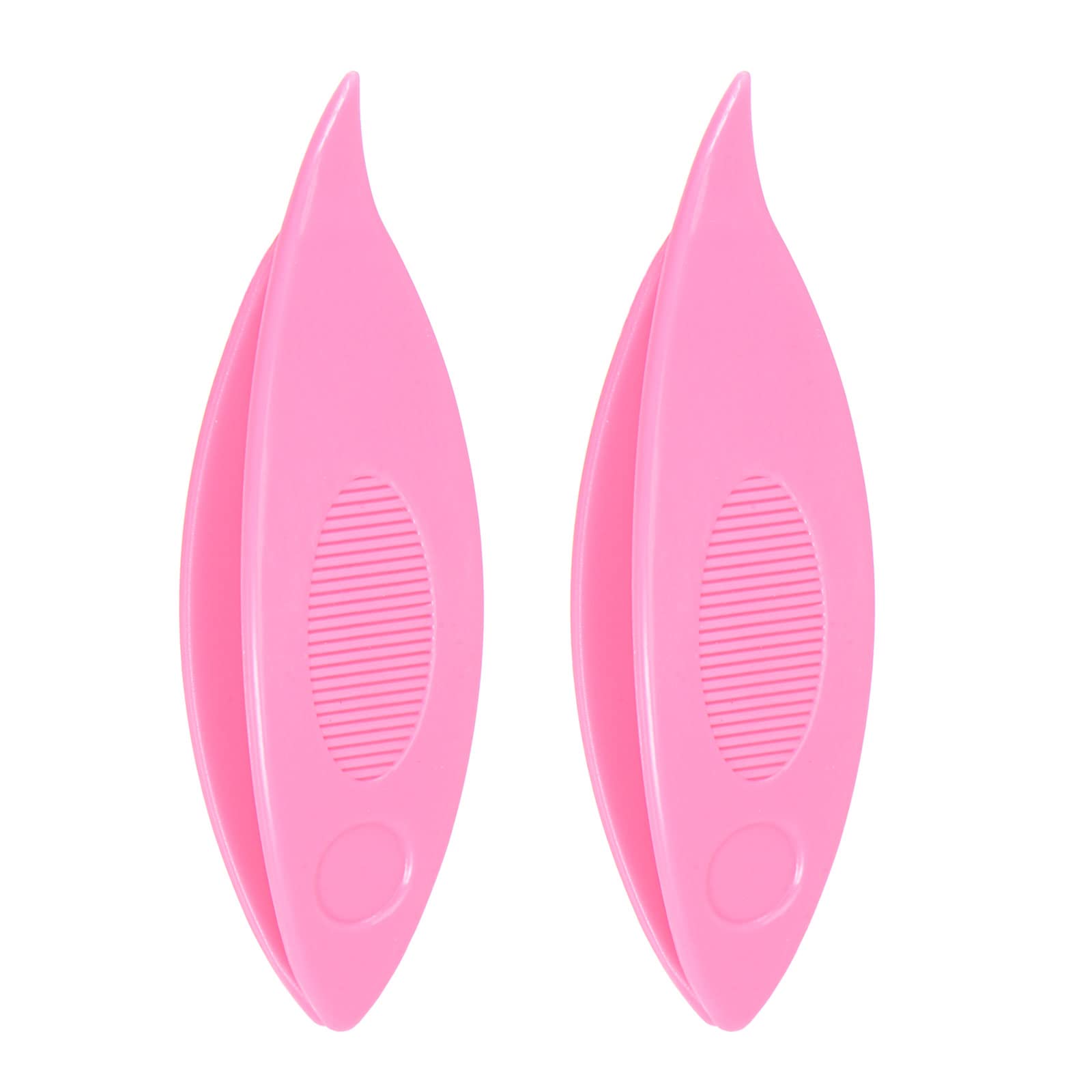 HARFINGTON 2pcs Tatting Shuttles 63x17x10mm Colorful Plastic Pink