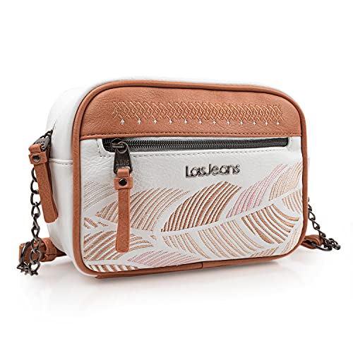 Lois - Bolso Bandolera Mujer elegante. Bolso mujer versátil diseño práctico para diario ideal como Bandolera Mujer moderno y funcional dentro de los mejores Bolsos De Mujer Cierre Cremall, Blanco