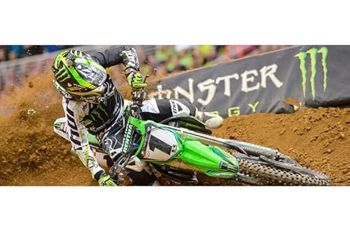 Renthal Team Issue Sx Handlebar Pad-Black/White/Green #TOP2