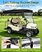 WEIMELL Golf Cart Enclosure 4 Passenger for Club Car Tempo Onward Extended Roof 88