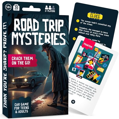 WELL BALANCED Road Trip Mysteries - Car Game for Adults & Teens