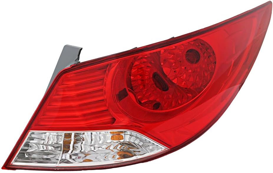Compatible with Hyundai Accent Sedan Tail Light Lamp 2012 2013 2014 Passenger Right Side