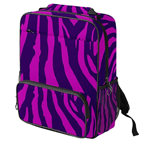 Sac à dos ordinateur portable contre le désordre avec style tigre violet
