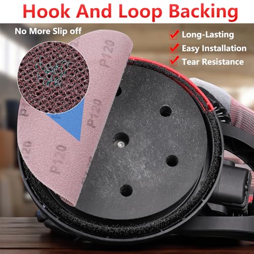 Image of 25 Pcs 9 Inch Mesh Sanding Disc for Drywall Sander 120 Grit | Hook and Loop Anti-Clogging Dust Free Round Sandpaper for Drywall Mud Smoothing, Joint Compound Levelling and Wall Repair