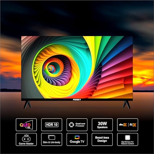 Image of Foxsky 80 cm (32 inches) HD Ready Smart LED TV 32FS-VS (Black)