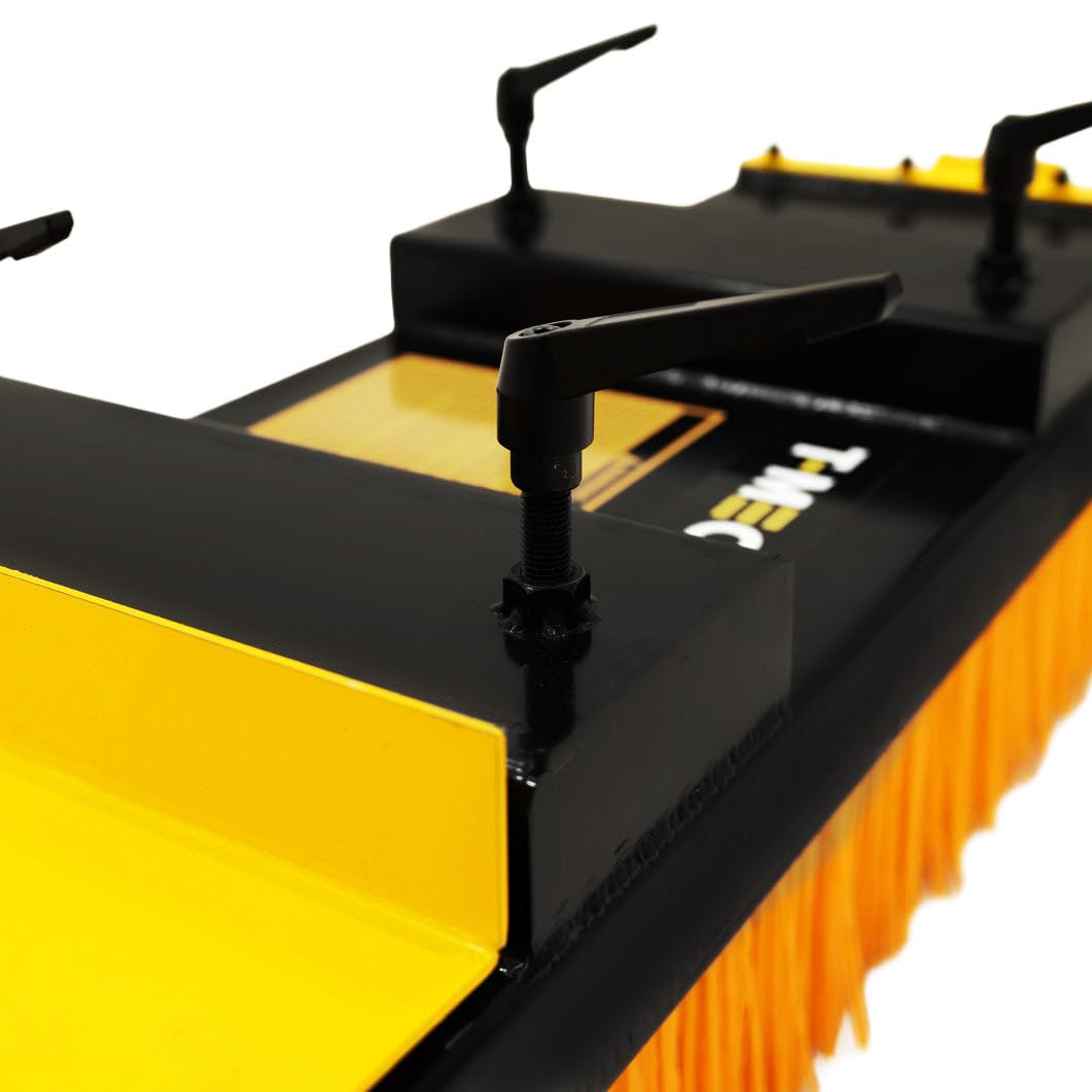 Cepillo para Montacargas con soporte | 1300 mm Ancho de Barrido | Cerdas de Polipropileno Duraderas | Soporte Protector Incluido | Compatible con Montacargas Estándar | Uso Interior