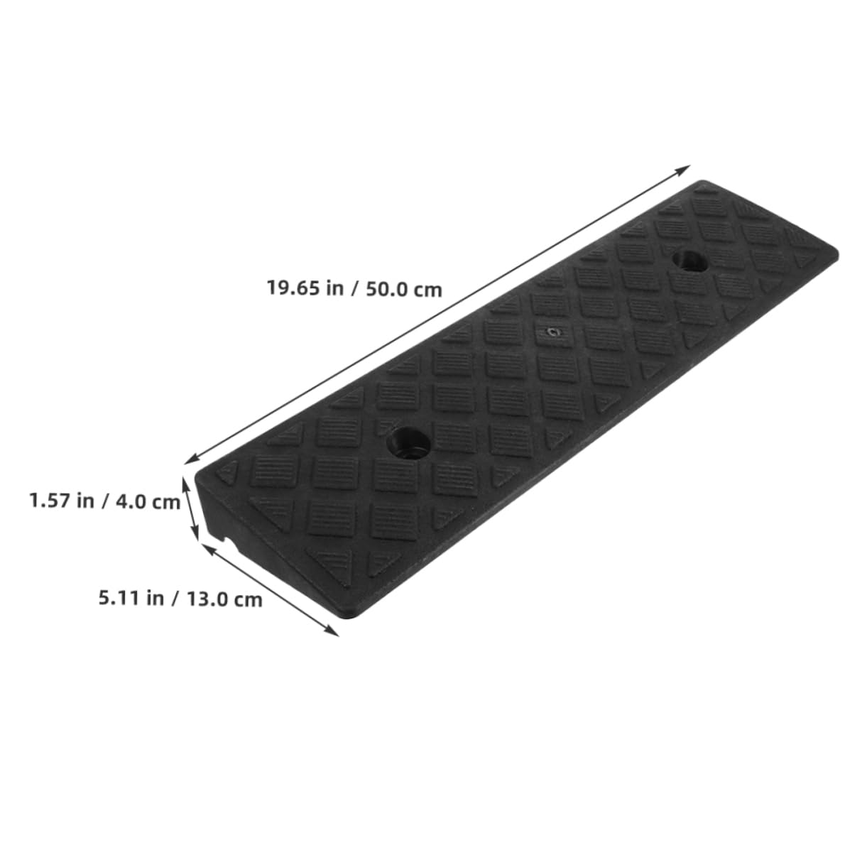 Hohopeti Versatile Climbing Ramp Pad Set Threshold Ramps for Wheelchairs Scooters and Vehicles Non-Slip Comfortable