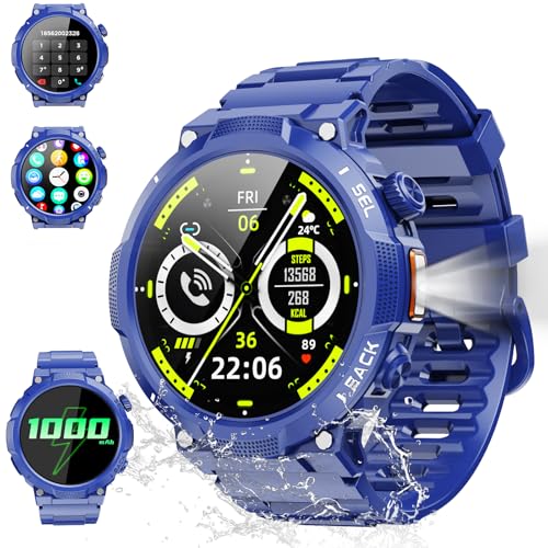 Generic Budget Smartwatch 1.53" HD – 50+ Day Battery, 110 Sports, Blue