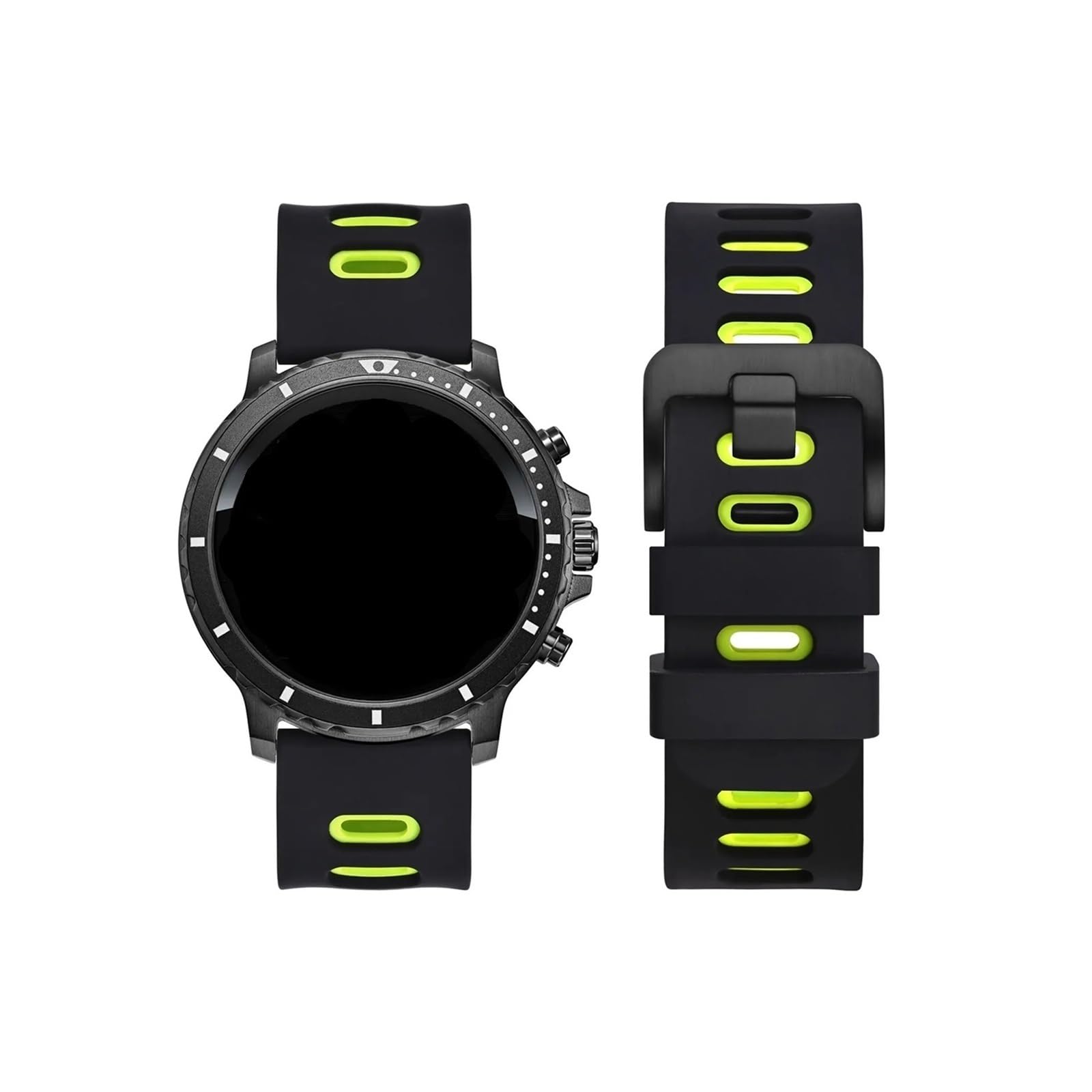Correa de reloj de silicona de 22 mm apta for Huawei Watch GT 2 46 mm Correa deportiva suave Pulsera Correa de reloj apta for Samsung Galaxy Watch 46 mm Gear S3