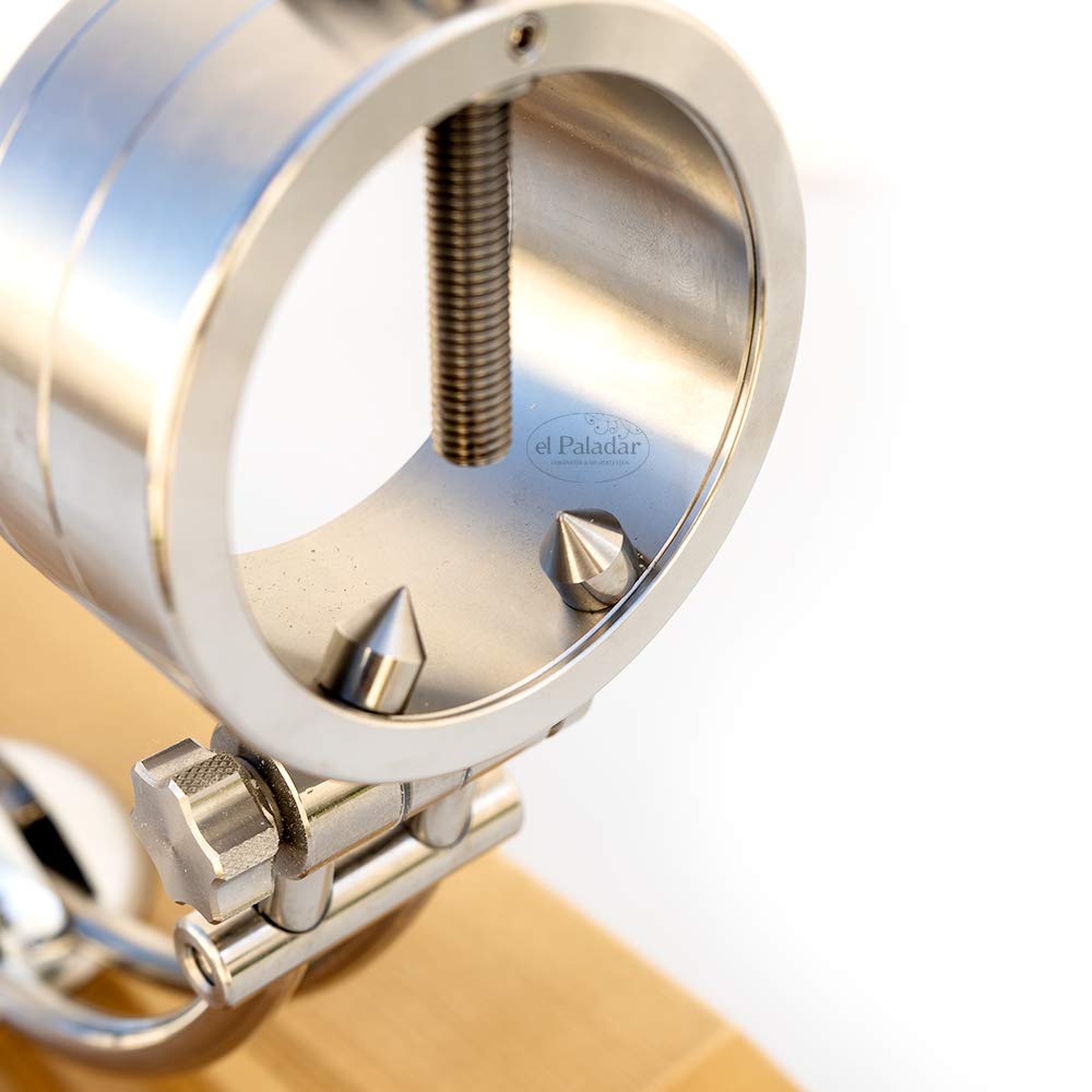 Jamonero Afinox Primus con base de madera de fresno – soporte profesional para corte de jamón con diseño elegante y máxima estabilidad