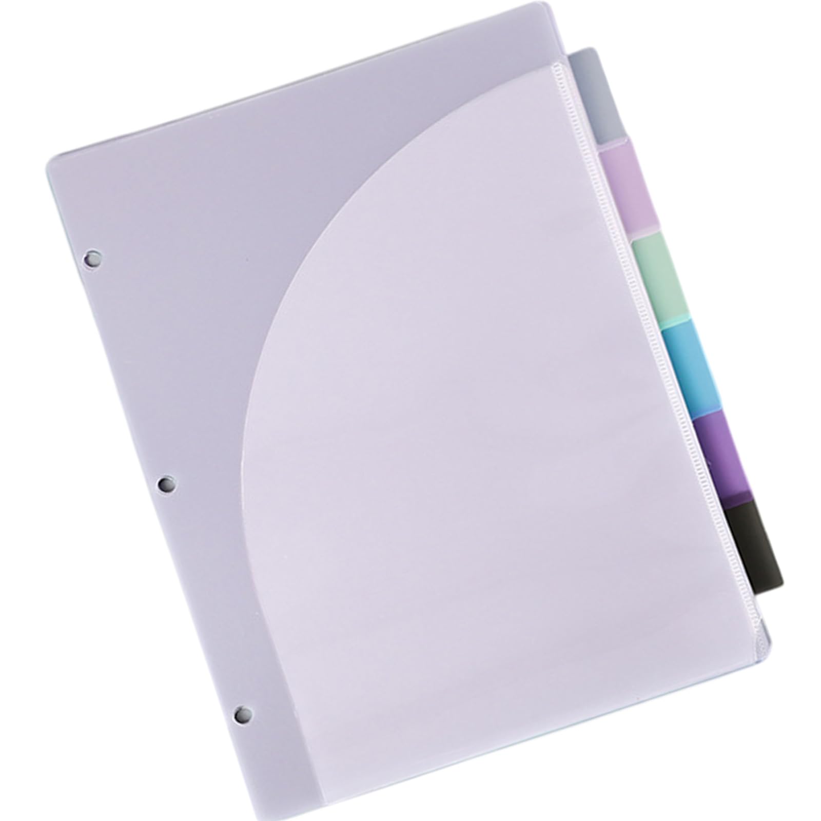 Xinsheinelry Expanding Folder Water Resistant Sorting Document Organiser with 6 Removable Pages for School Home Use File with Color Coded Filing