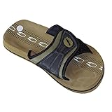 Fashy 7530 Bade und Freizeitschuhe / Badelatschen Modell Tampa - braun, Gr. 43