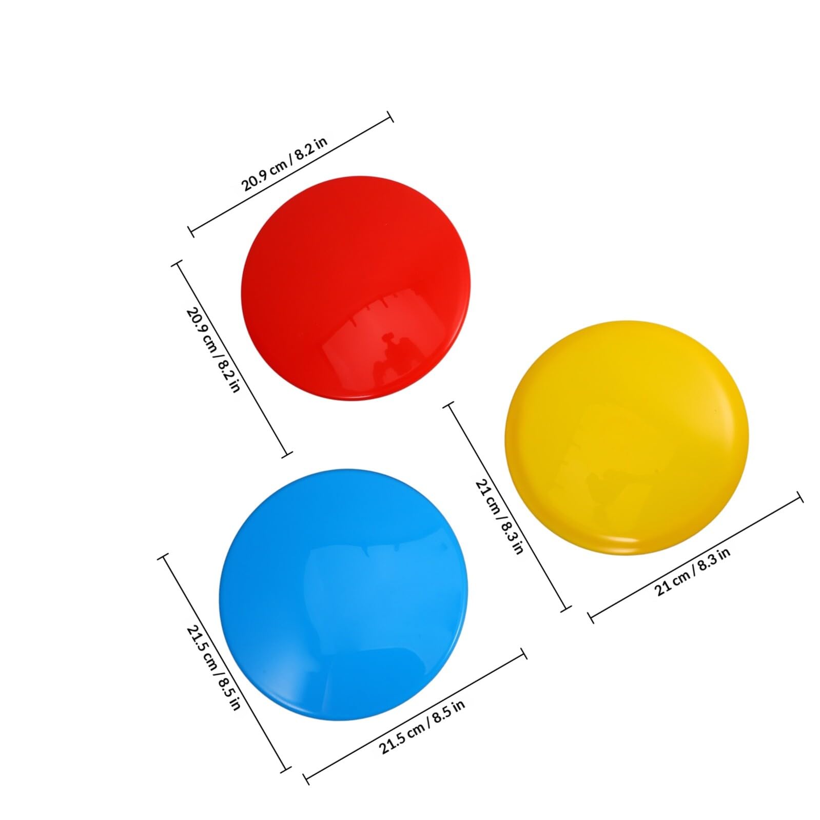 GALPADA Set Disc Golf 6 Pezzi per Principianti e Esperti, Mini Disco Driver, Midrange e Putter, Colori Vivaci, Robusto e Levigato, Attrezzatura Outdoor per Gioco e Allenamento