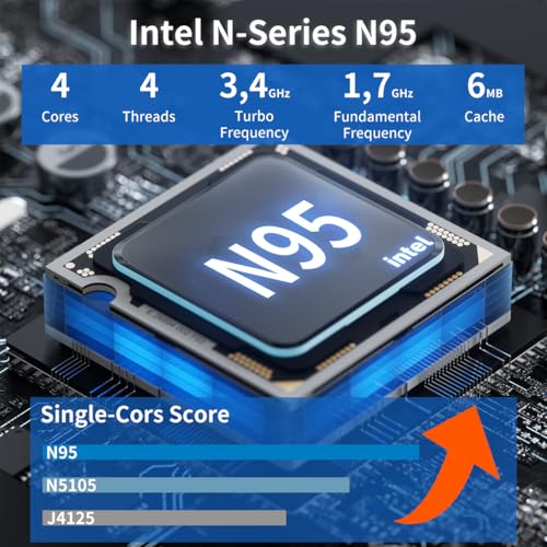 Gaming Laptop 15.6" FHD,Intel N95 Turbo Boost 3.4GHz,16GB DDR4 + 512GB SSD,RGB Backlit Keyboard & Fingerprint Unlock,Windows 11 Pro Laptop Computer for Immersive Performance - Image 3