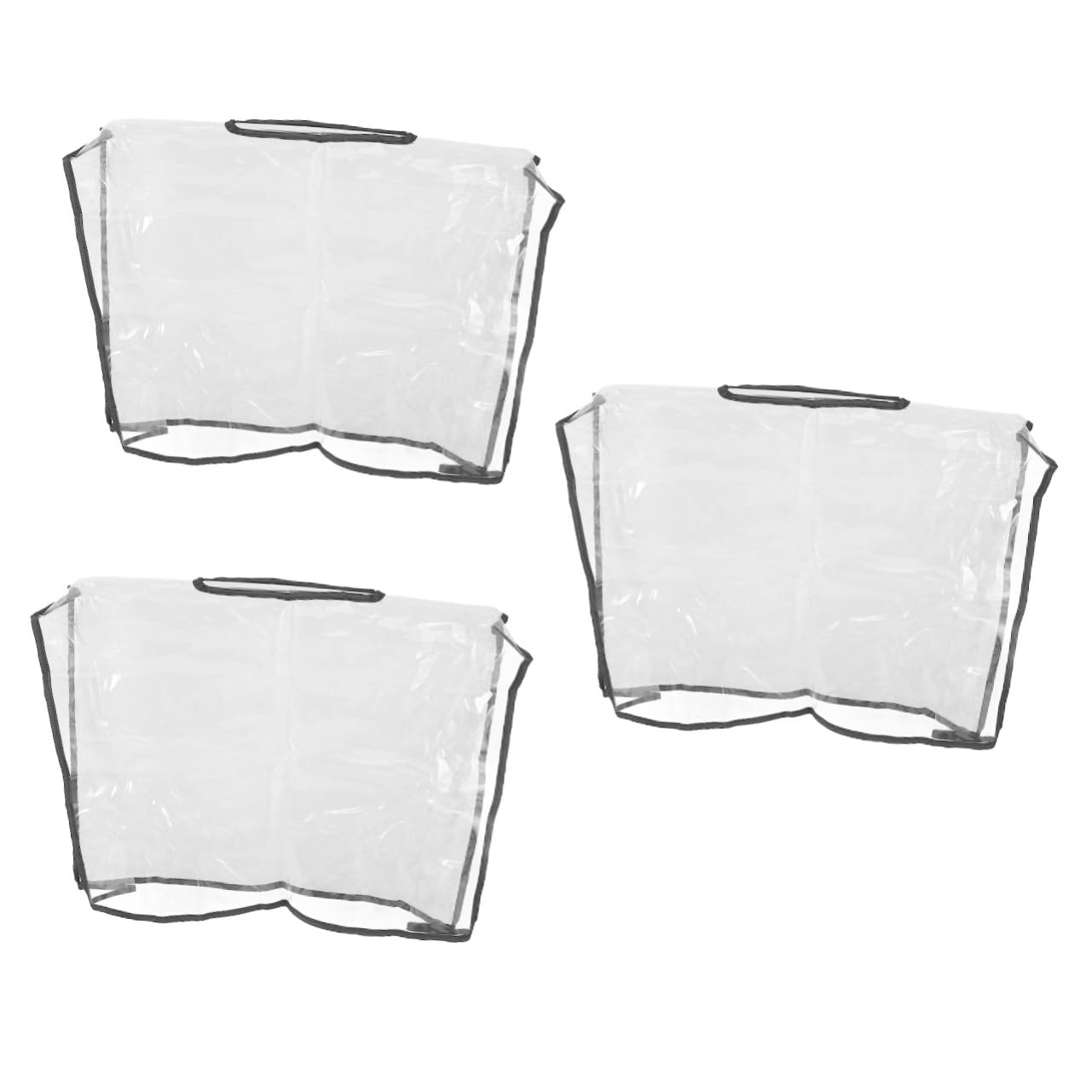 Sosoport 3 Uds Cubierta De Bolsa Impermeable Transparente Suministro De Bolso Cubierta De Lluvia Bolso De Repuesto Cubierta Protectora contra La Lluvia Suministro De Bolso Cubierta