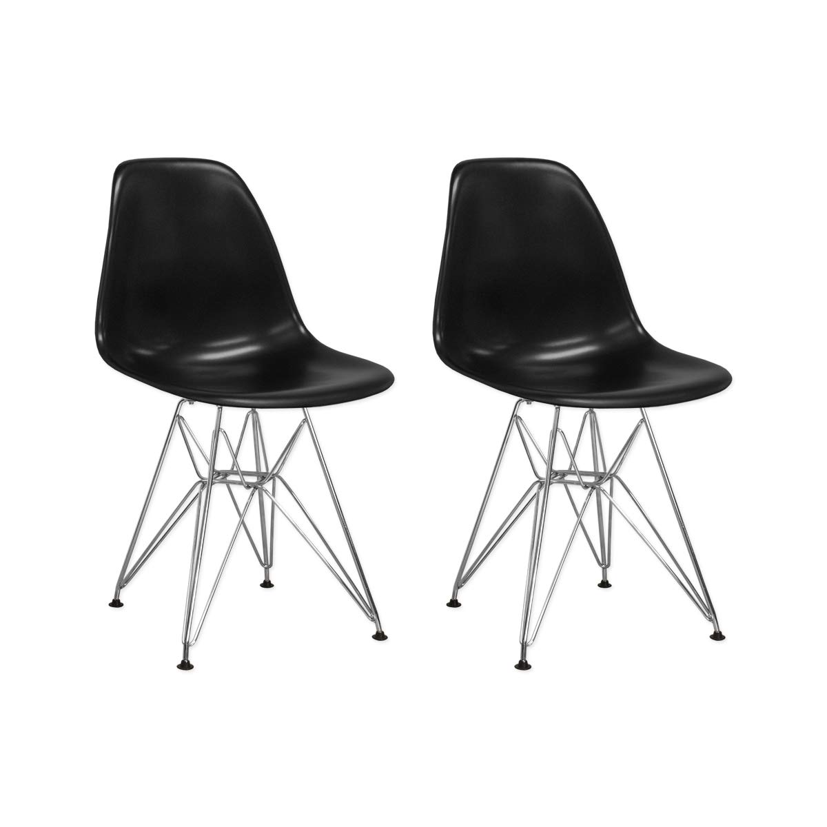 Mod Made Mid Century Modern Paris Tower Side Chair Dining Chair Bistro Chair for Dining Room Living 