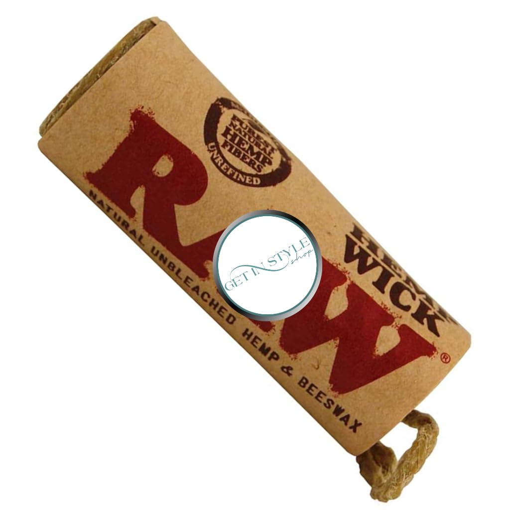 Natural Unbleached Hemp & Beeswax Wick 20ft / 6m Roll by GetInStyle Shop